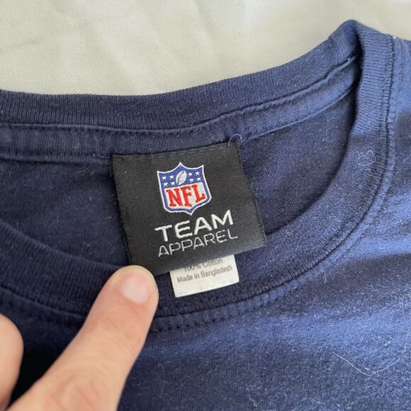 Chargers San Diego Womens Blouse T-shirt Size Small Crew Neck Football AFC Blue - Picture 4 of 9